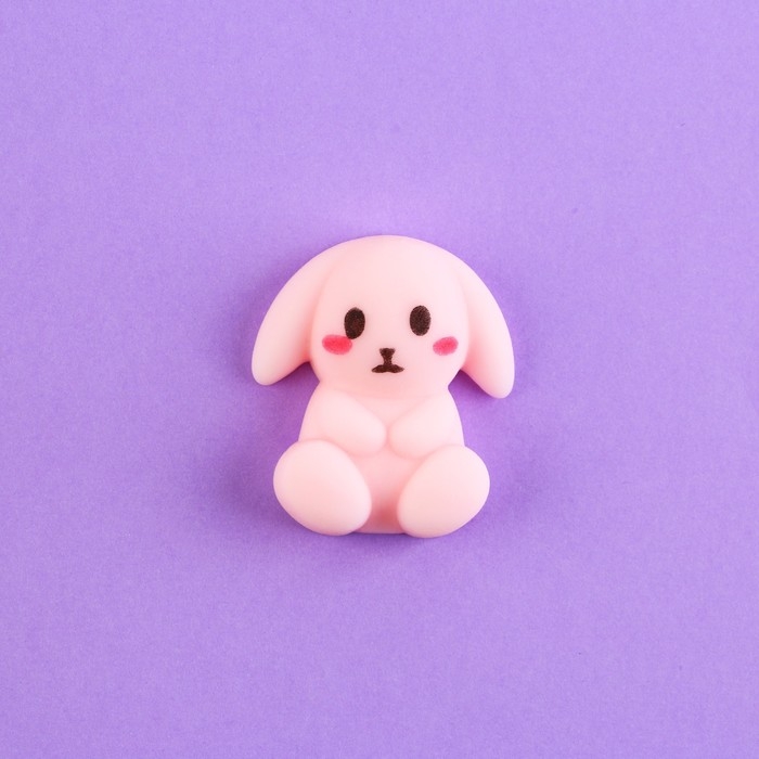 Мялка антистресс &laquo;Моей зайке&raquo;, зайка , 3,7 х 5 см.