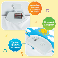 Говорящий электронный плакат &laquo;Моя ферма&raquo;, работает от батареек