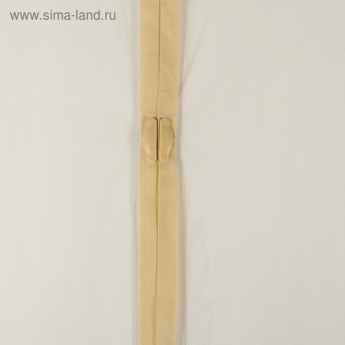 Сетка антимоскитная на магнитах для защиты от насекомых, 90&times;210 см, цвет бежевый