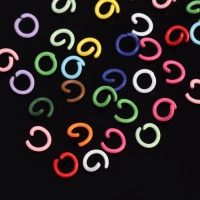 Фигурки для дизайна ногтей &laquo;Пирсинг&raquo;, объёмные, металлические, разноцветные