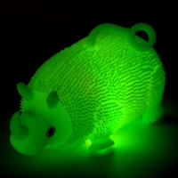 Ёжка &laquo;Носорог&raquo; световой, цвета МИКС