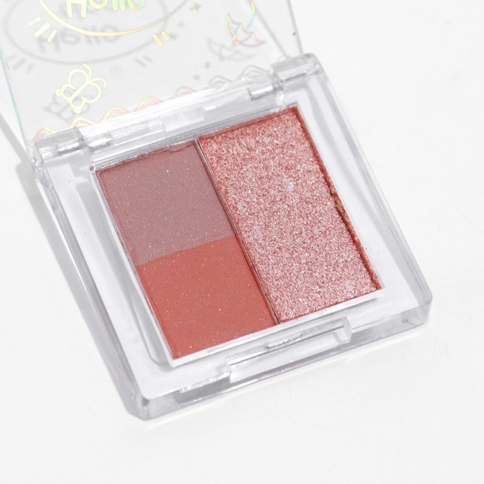 Палетка теней для век, 3 цвета