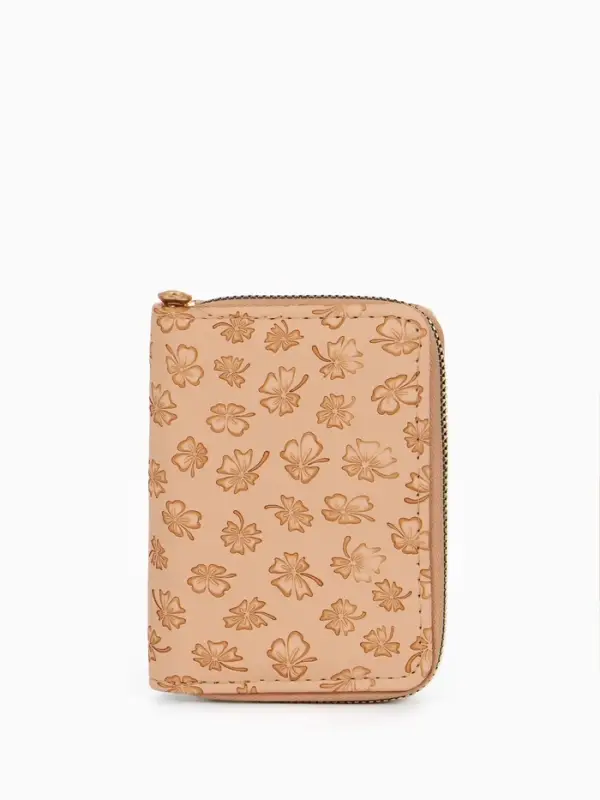 Кошелек жен 07-01-01 Июнь2526, 13*2*9 см, 2 отд+отд/молн, д/карт, бежевый