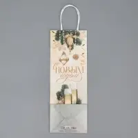 Пакет под бутылку &laquo;Шампанское&raquo;, 13 x 36 x 10 см