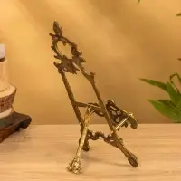 Мини мольберт "Трезубец" латунь 30х14х6 см