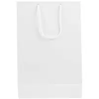 Пакет бумажный &laquo;Блеск&raquo;, средний, белый