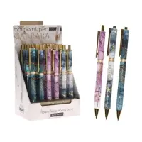 Ручка шариковая автомат BrunoVisconti. Carrara.Bright 0.5мм, стерж/син, МИКС