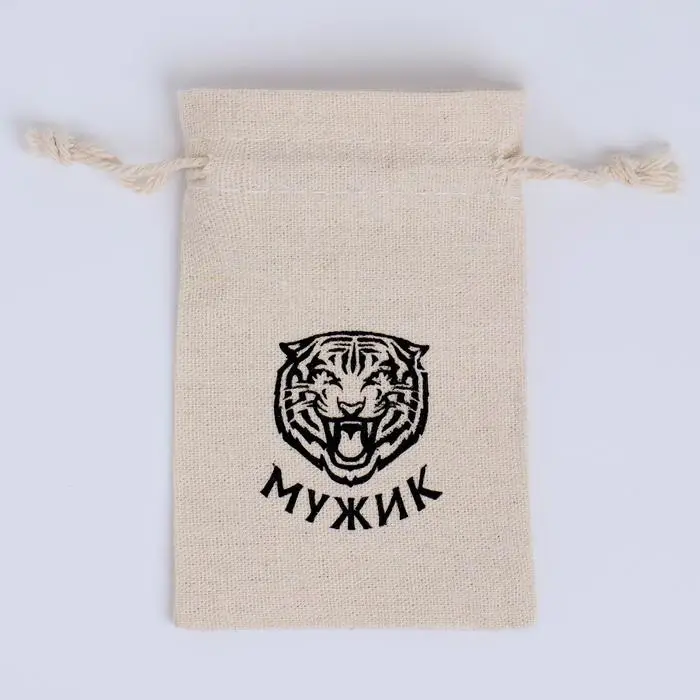 Мешочек подарочный для украшений, подарков и трав, текстиль, &laquo;Мужик&raquo;, 12&times;8 см