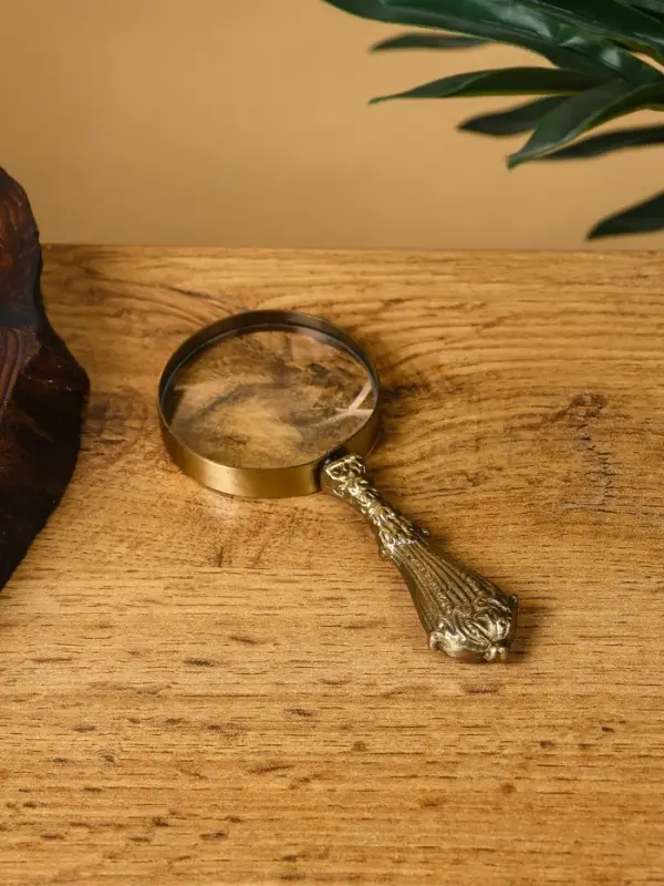 Лупа "Баскервиль" латунь 5х5х12 см