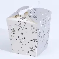 Коробка бонбоньерка, упаковка подарочная, &laquo;Звёзды&raquo;, 8 х 7.5 х 6 см см