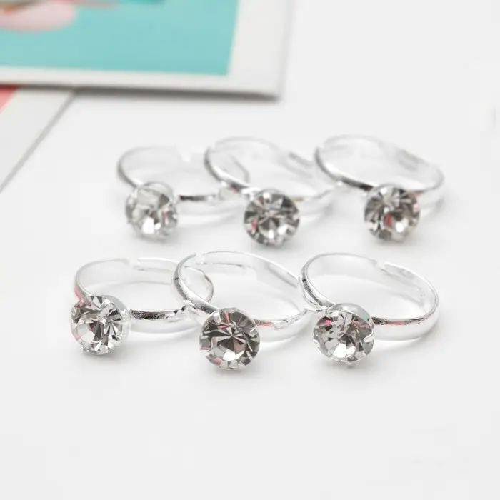 Кольцо &laquo;Выбражулька&raquo; сияшка, как у мамы, белое в серебре