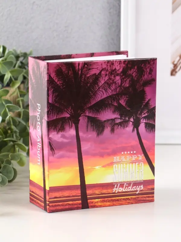 Фотоальбом 100 фото "Пальмы" 10Х15см, ПП карм.