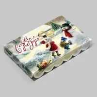 Коробка для печенья, &laquo;Снеговик&raquo;, 22&times;15&times;3 см, Новый год