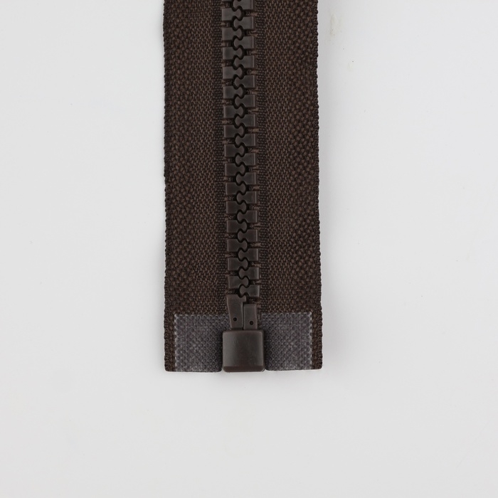 Молния &laquo;Трактор&raquo;, №8, разъёмная, замок автомат, 90 см, цвет коричневый