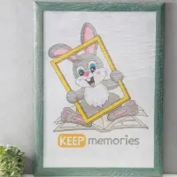 Фоторамка для фото 50х70 см "Luxe Elegance" пластик, морской, (пластик экран)