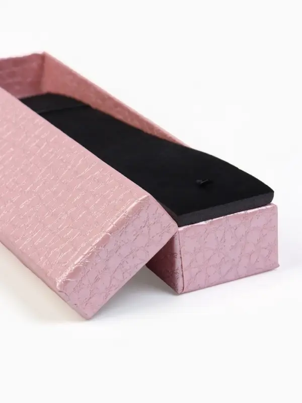 Набор коробочек подарочных под браслет, цепочку, часы &laquo;Животный принт&raquo;, 6 шт. 21&times;4 см, розовая