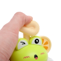 Игрушка для купания в ванной 2 в 1 &laquo;Брызгалки: Лягушонок&raquo;, брызгалка, неваляшка, цвет зелёный