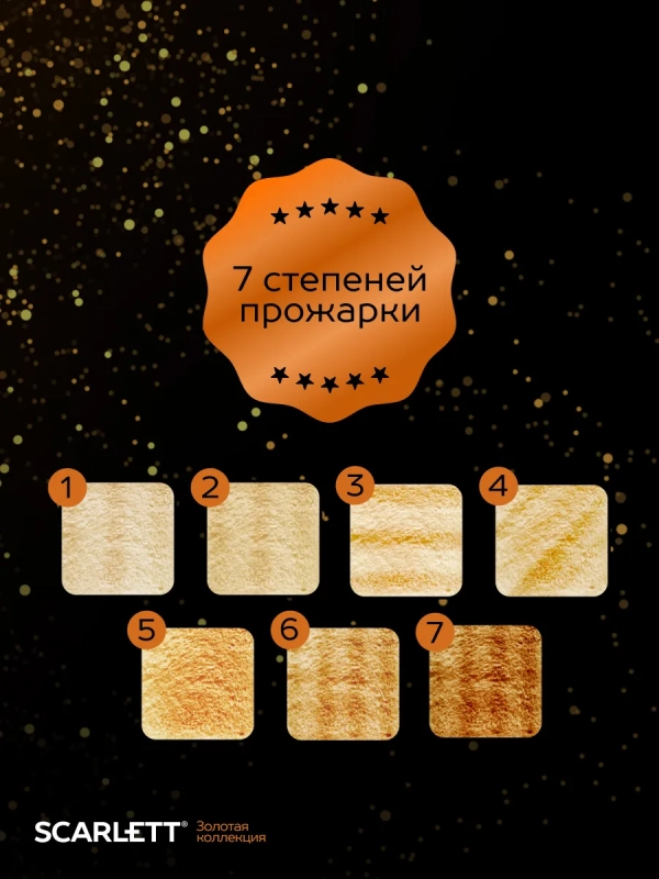 Тостер кухонный электрический для хлеба SC-TM11023