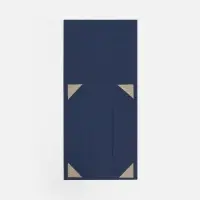 Коробка складная Quadra Fold, темно-синяя