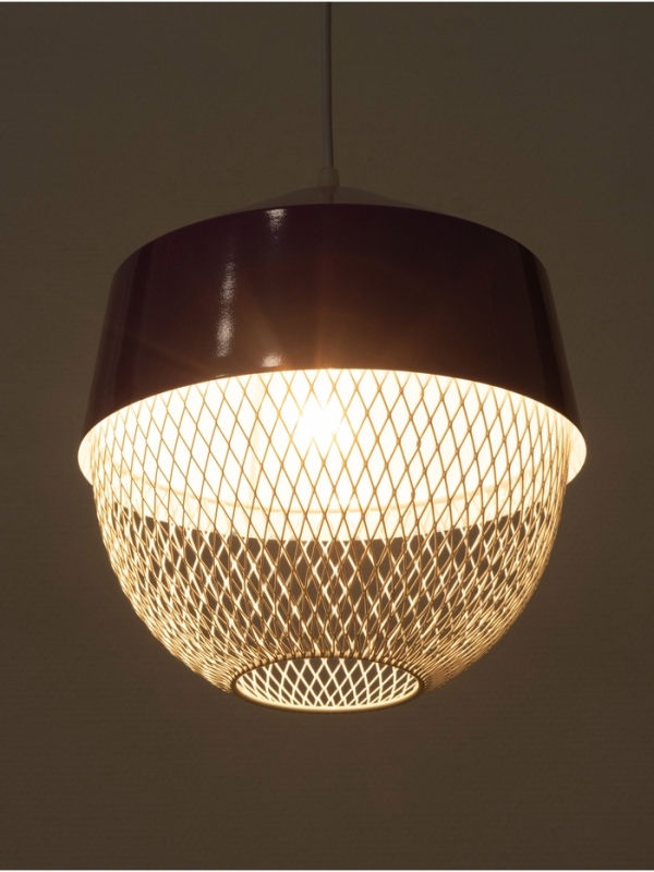 Светильник Lea 1х40Вт Е27 темно-фиолетовый  26х26х32см