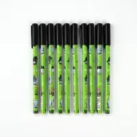 Ручка пластик пиши-стирай с колпачком "Коты", синяя паста, гелевая 0,5 мм