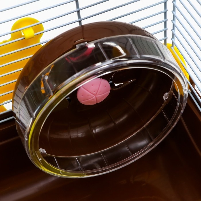 Клетка для грызунов "Пижон", 31 х 24 х 30 см, коричневая