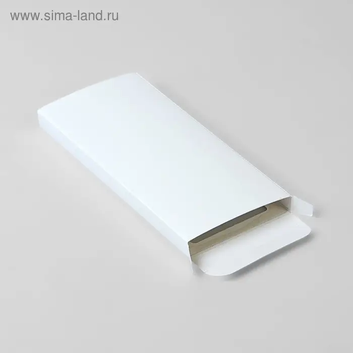 Подарочная коробка под плитку шоколада, белая с окном, 17.1&times;8&times;1.4 см