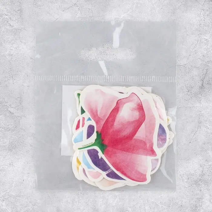 Наклейки-стикеры, набор,&laquo;Цветы&raquo;, 5 х 5 см