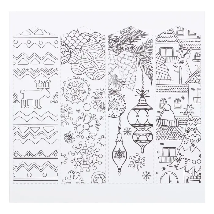 Новогодняя раскраска антистресс. Альбом &laquo;Зимняя сказка&raquo;, 20 стр