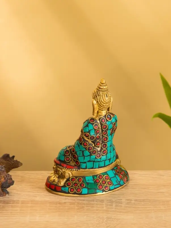 Сувенир "Будда" латунь 8х6х11,5 см