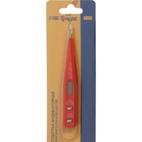 Отвертка индикаторная ТУНДРА, жидкокристаллический дисплей, 12 - 220 В