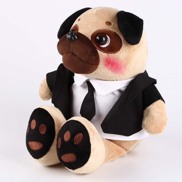 Мягкая игрушка &laquo;Боня&raquo;, в чёрном костюме, 25 см