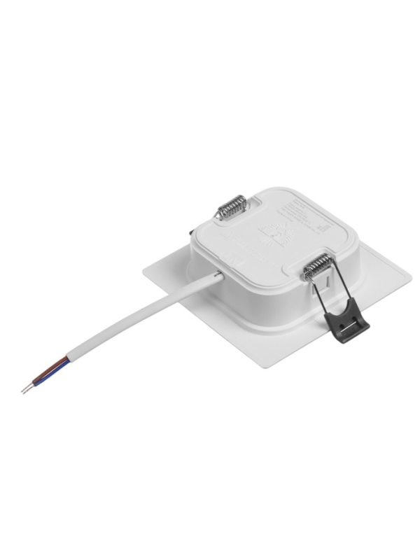 Светильник встраиваемый светодиодный "Даунлайт" 5Вт, 6500K, 475 Лм, 220В, 90x25 мм, квадрат   105329