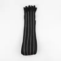 Молния &laquo;Трактор&raquo;, №5, разъёмная, замок автомат, 60 см, чёрная, белая