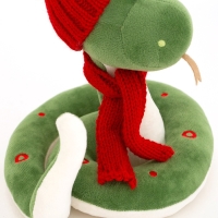 Новый год! Мягкая игрушка &laquo;Змей Сёма&raquo;, в красной шапке, 20 см
