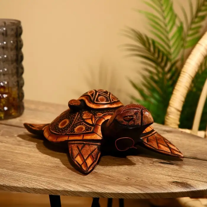 Сувенир "Черепаха" албезия 30х20х6 см