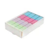 Ластик, термопластичная резина, 35&times;22&times;10 мм, пастельный, МИКС