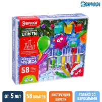 Набор для опытов &laquo;Новогодние чудеса&raquo;, 58 опытов