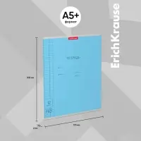 Тетрадь 12 листов, ErichKrause &laquo;Классика CoverPrо&raquo;, в клетку, пластиковая обложка, блок офсет, 100% белизна, МИКС