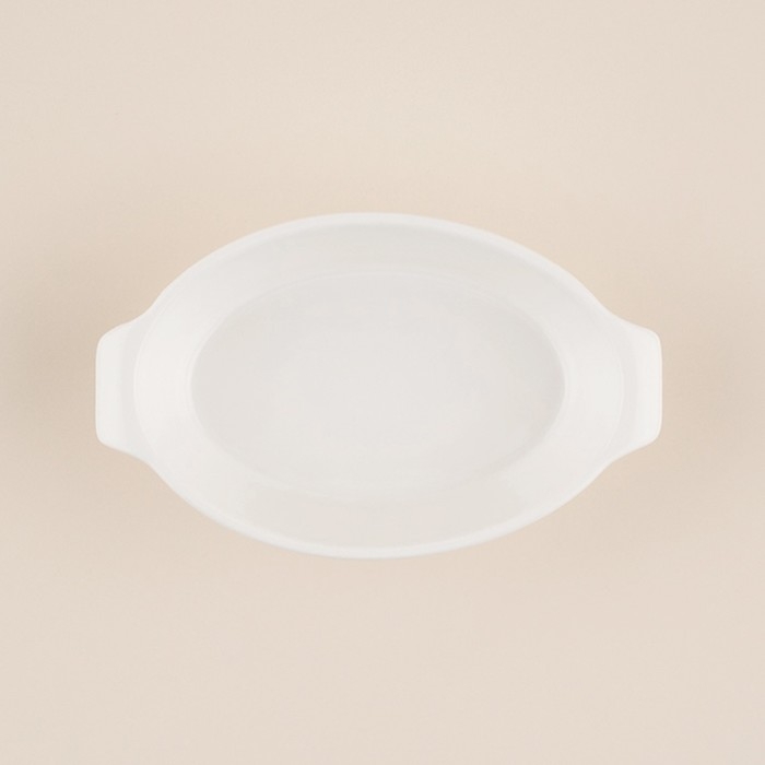 Форма для выпечки из жаропрочной керамики SL Home &laquo;Санторини&raquo;, 300 мл, 16&times;9,7&times;4,5 см, цвет белый