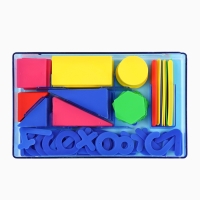 Касса цифр и счетных материалов, 132 элемента. Цвет МИКС   "Монстрик"