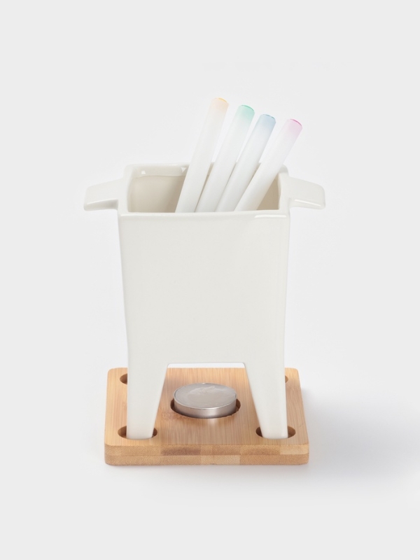 Набор для фондю BellaTenero, 11.5&times;14.5 см, 4 шпашки