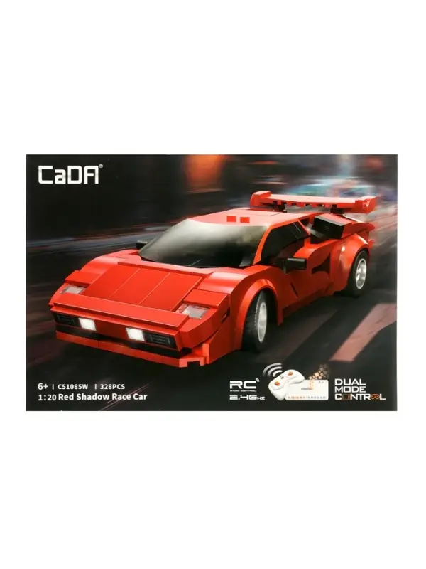 Конструктор радиоуправляемый "Спорткар", 328 деталей, 2 варианта управления
