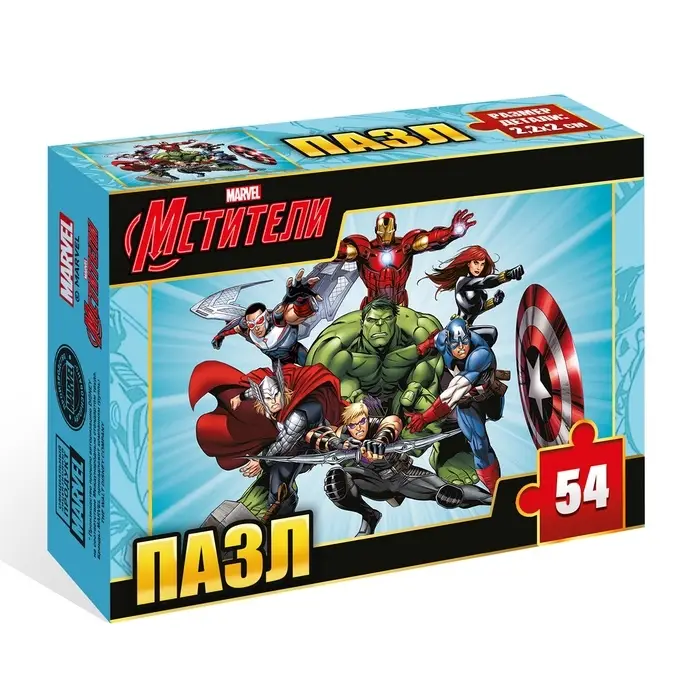 Пазлы &laquo;Отряд Мстителей&raquo;, 54 детали