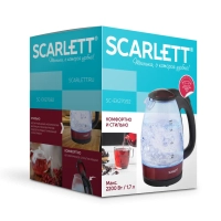 Чайник электрический стеклянный с подсветкой 1,7л