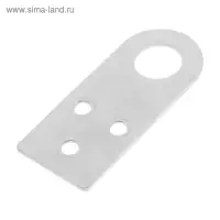 Пробой-ушко ТУНДРА krep, 30х70 мм, цинк, в упаковке 1 шт.