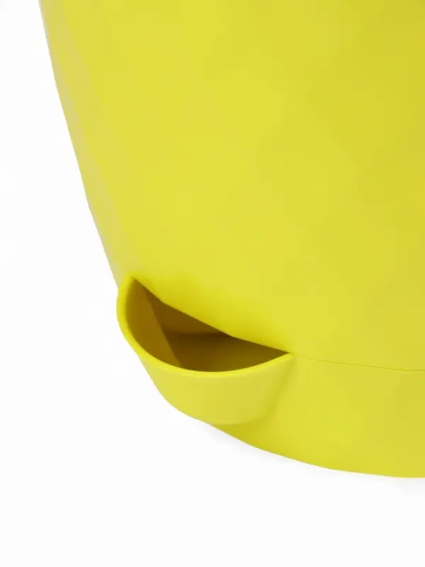 Кашпо с прикорневым поливом "Румба" 1,5 л, D14 см, h-14,5 см, цвет лимон