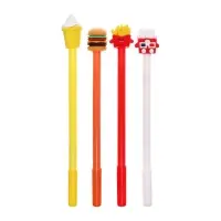 Ручка - прикол гелевая &laquo;Фастфуд&raquo;, синий стержень, МИКС