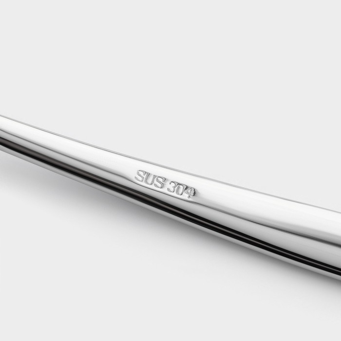 Набор столовых ложек из нержавеющей стали Magistro &laquo;Джентри&raquo;, длина 20,5 см, цвет серебряный