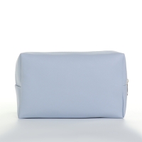 Косметичка на молнии, цвет голубой
